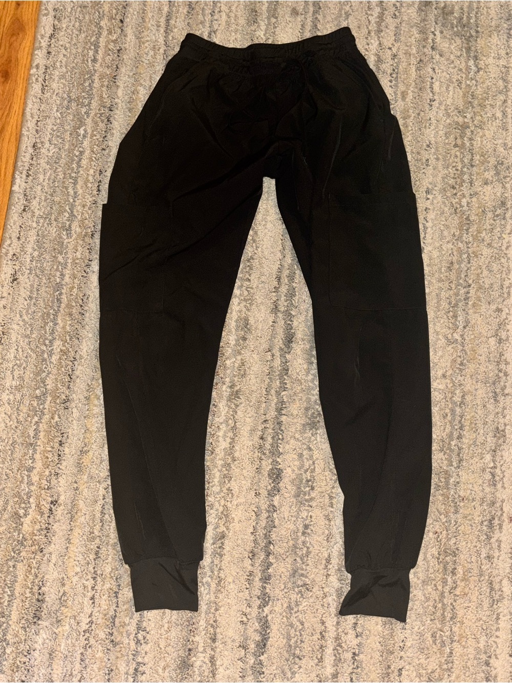 Black Scrub Jogger Pants